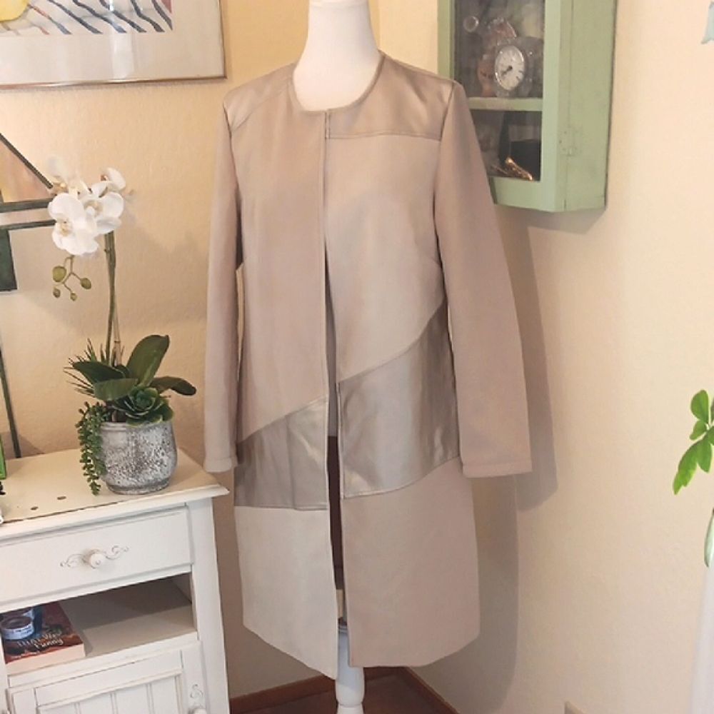 Kenneth Cole New York Tan Trench Coat